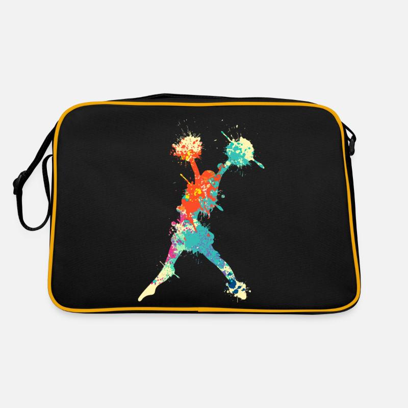 Cheerleading Cheerleader - Retro Bag - black/gold