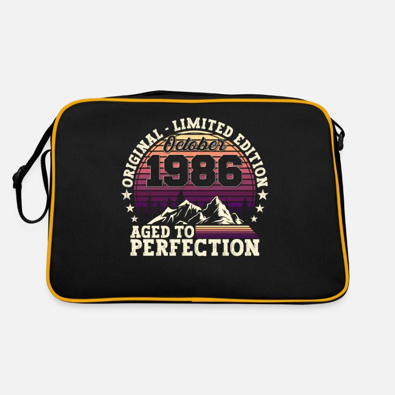 Original Octobre 1986 36th Birthday Gift Sac Retro