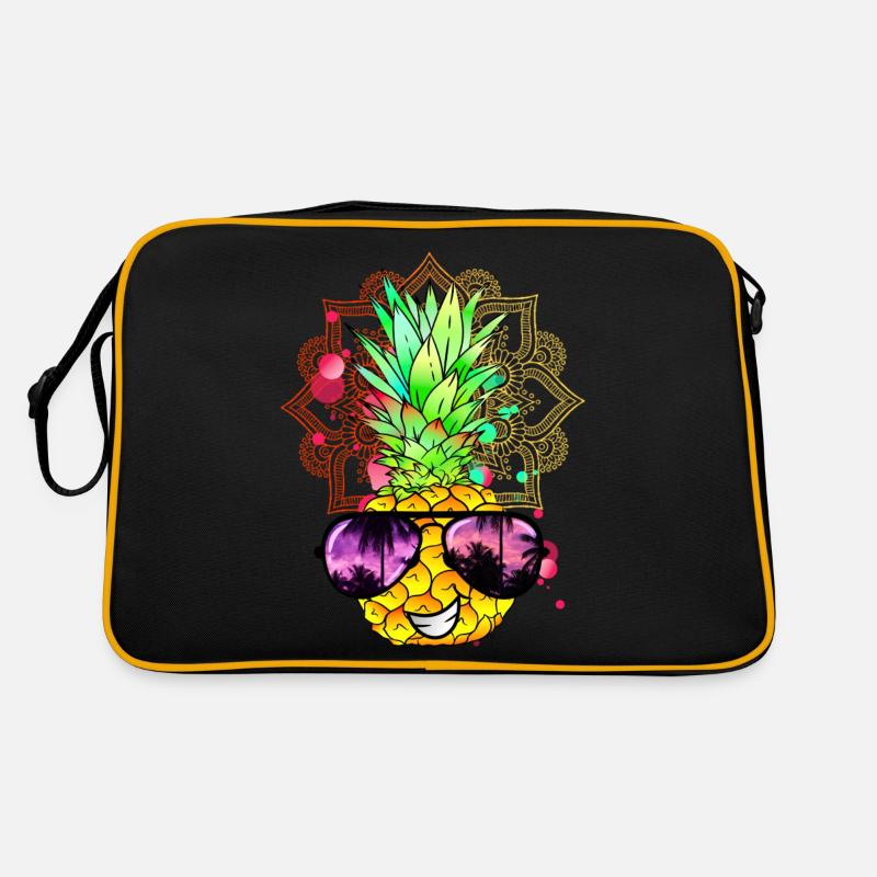 Pineapple Mandala Retro Bag