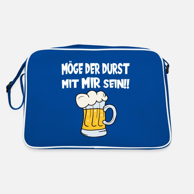 Möge der Durst mit mir sein! Biertrinker Bierfest Retro Tasche