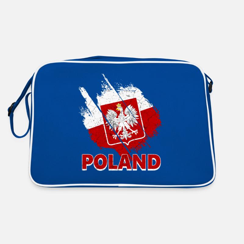 Poland Polska Polish flag Retro Bag