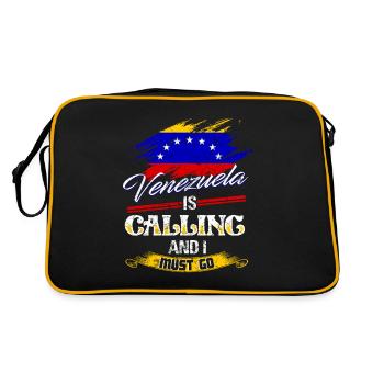 Vacances au Venezuela - Sac Retro - noir/or - Dos