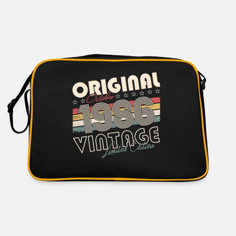 Original Octobre 1986 36th Birthday Gift Cool Sac Retro