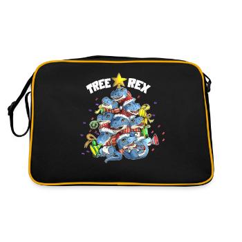 Arbre Rex Dinosaure Tyrannosaurus Rex Noël - Sac Retro - noir/or - Dos
