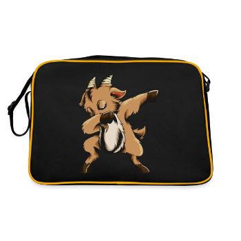Goat Fan Goat Horns Kids Goat Outfit - Sac Retro - noir/or - Dos