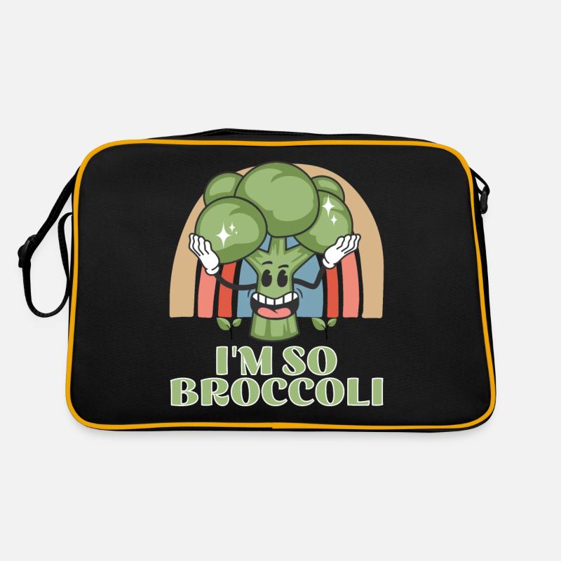 Broccoli Broccoli Vegetables Vegan Retro Bag