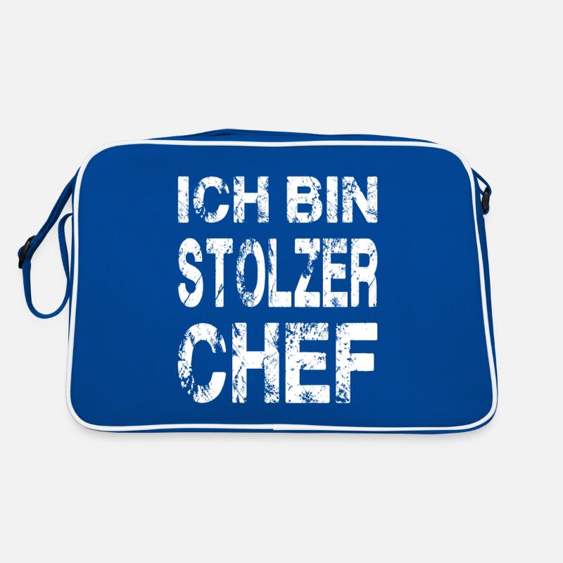 Ich Bin Stolzer Chef Retro Tasche
