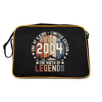 Légendaire depuis 2004 cadeau de 18ème anniversaire Génial - Sac Retro - noir/or - Dos