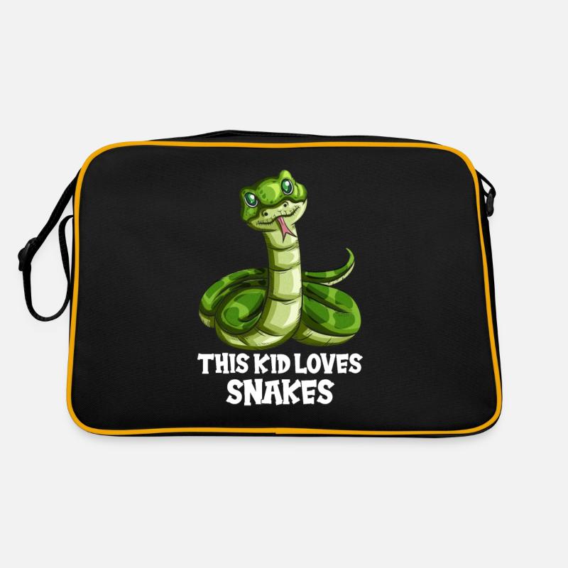 Enfant Serpent Tenue Serpent Serpent Natter Python Sac Retro