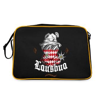 Tradition Bayern Lausbua Tenue Trachten Dirndl - Sac Retro - noir/or - Dos