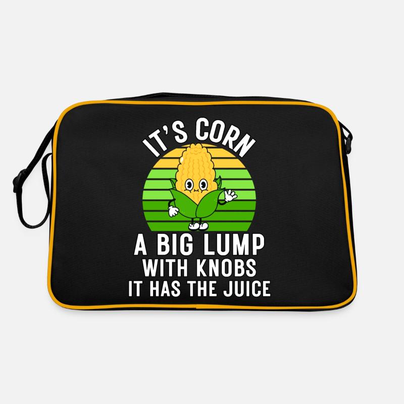 Retro Funny Corn - Il a le jus C’est du maïs Sac Retro