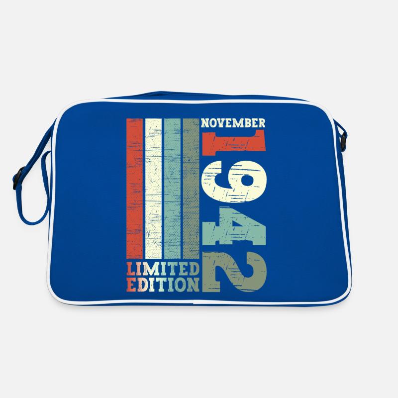 November born 1942 80th birthday present Retro Bag