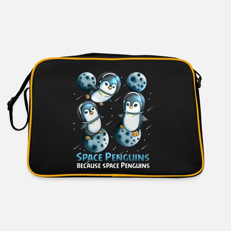 Espace cadeau des astronautes de Space Penguin Sac Retro