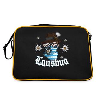 Costumes traditionnels Bavière Allemagne du Sud Dirndl Lausbua - Sac Retro - noir/or - Dos