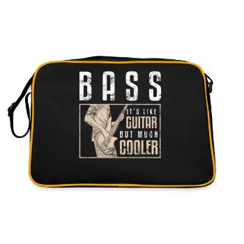 Basse Basse Bassiste - Sac Retro - noir/or - Dos