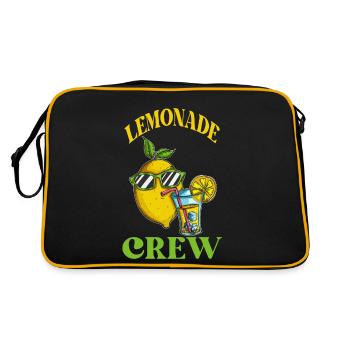Lemon Crew Limo Lemon Gift Lemon Fan - Sac Retro - noir/or - Dos