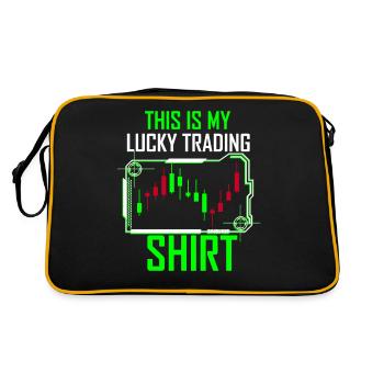 Trading d’argent - Sac Retro - noir/or - Dos