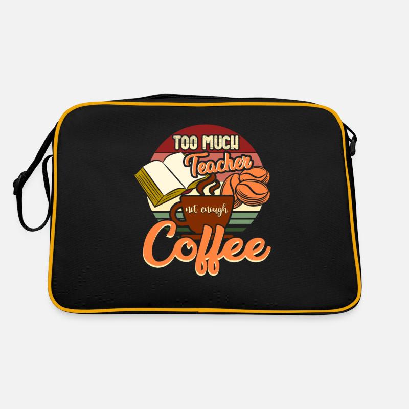 Professeur et café Sac Retro
