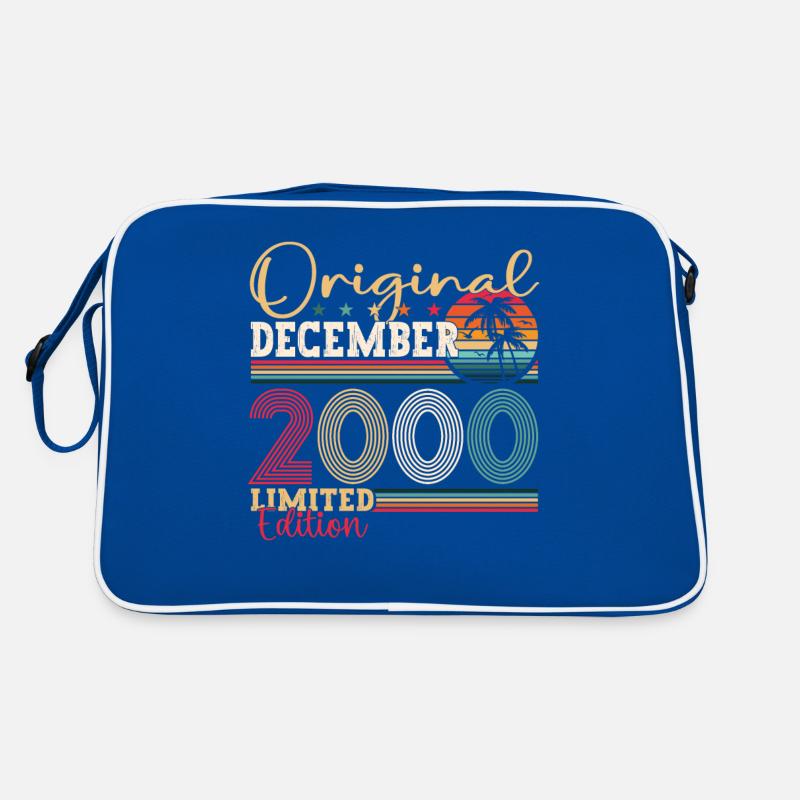 Original Décembre 2000 22e anniversaire Cadeau Sac Retro