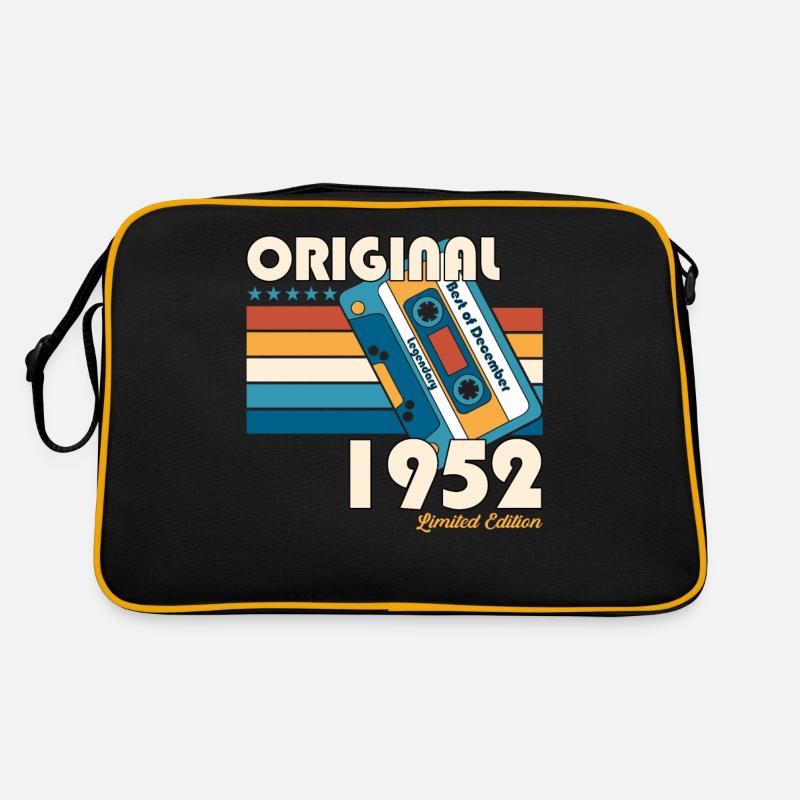 December Born 1952 70th birthday gift Retro Bag