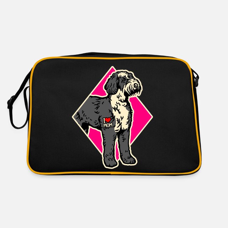Bernedoodle Hunde Retro Tasche