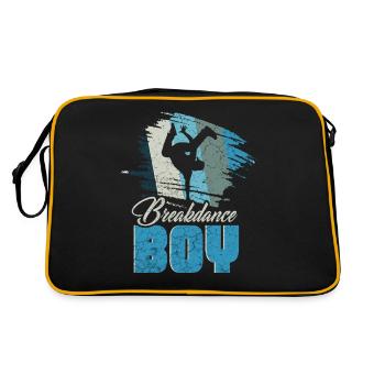 Breakdance Young Breakdancers Dancing - Retro Bag - black/gold - Back