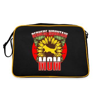 Bouvier Bernois Mère Bouvier Bernois - Sac Retro - noir/or - Dos