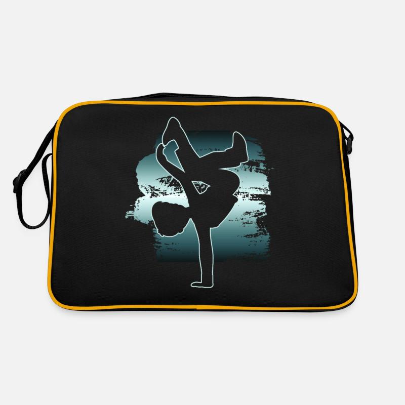 Breakdancer Breakdance Danseurs - Sac Retro - noir/or