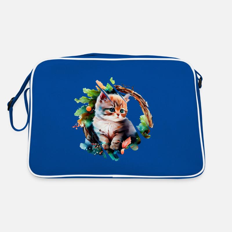 Chat mignon Sac Retro