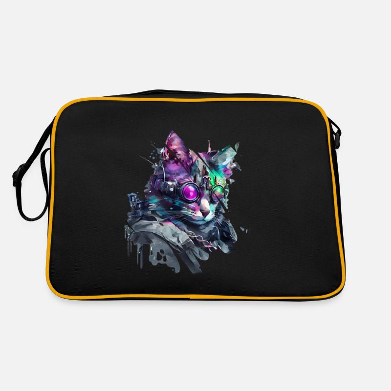 Modern Cat Retro Bag