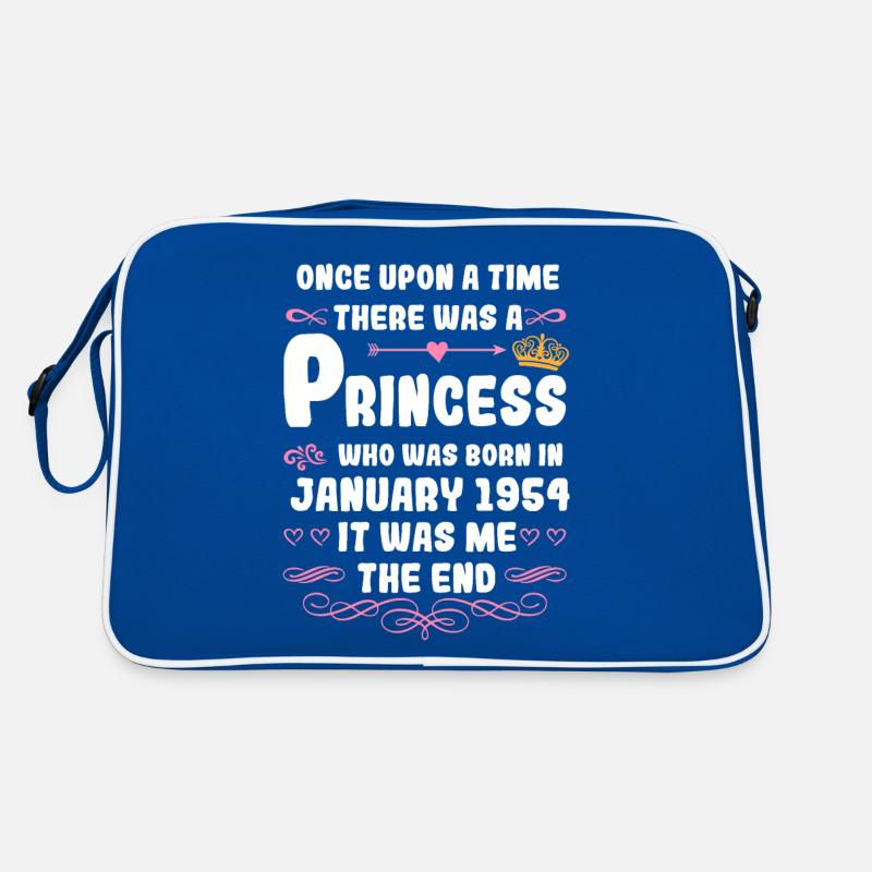 Es war einmal eine Prinzessin. Januar 1954 Geburts Retro Tasche