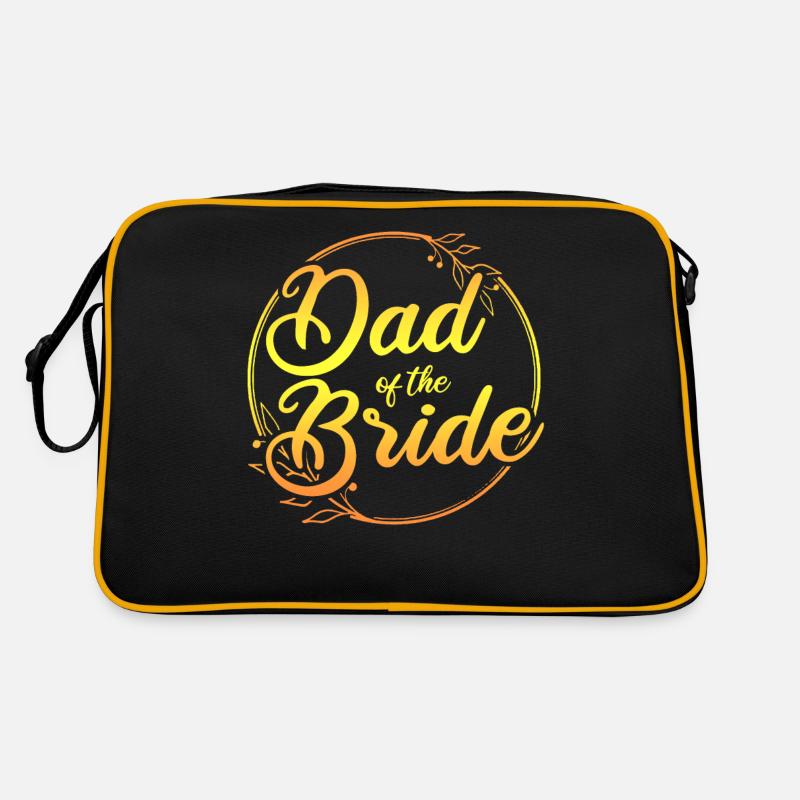 Bride's Father Best Man Wedding Retro Bag