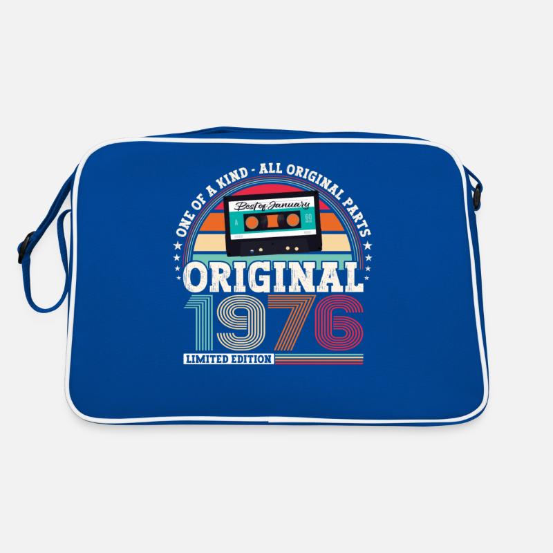Janvier né 1976 Cadeau de 47e anniversaire Sac Retro