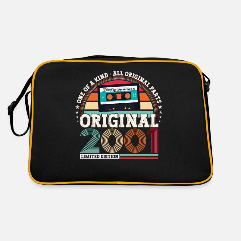 January Year 2001 22nd birthday gift Retro Bag