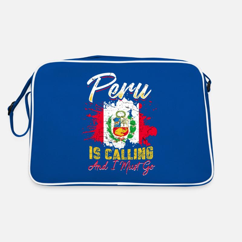 Peru Flag Retro Bag