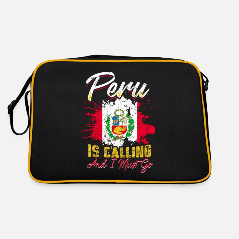 Drapeau du Pérou Sac Retro
