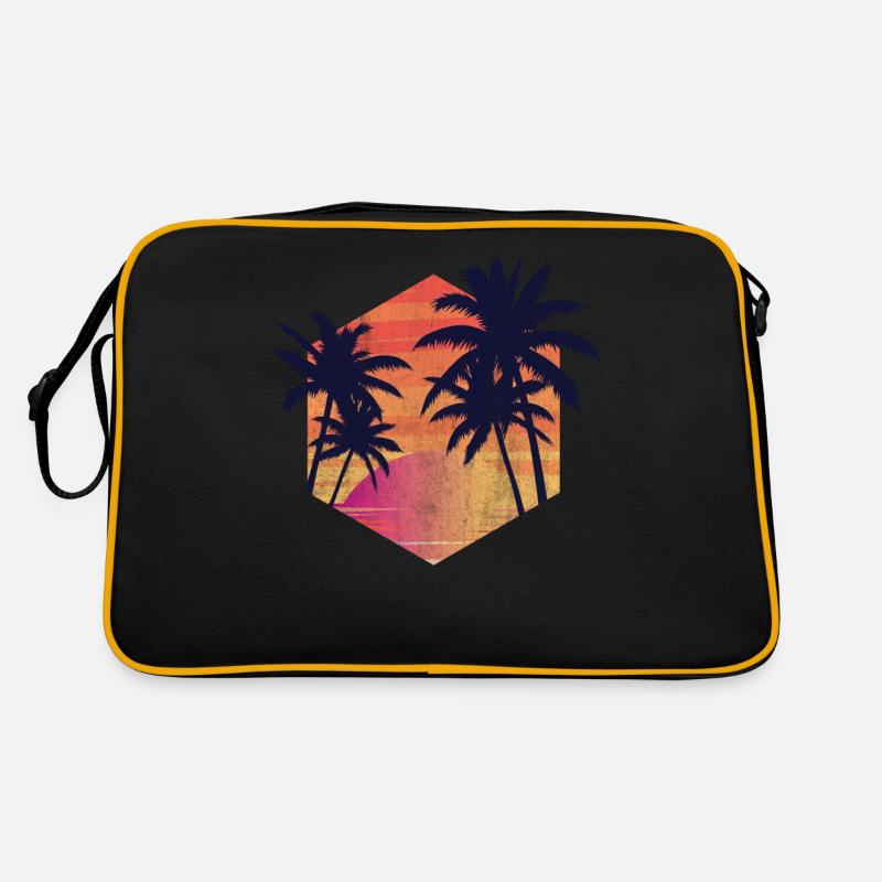 Palmen Retro Retro Tasche