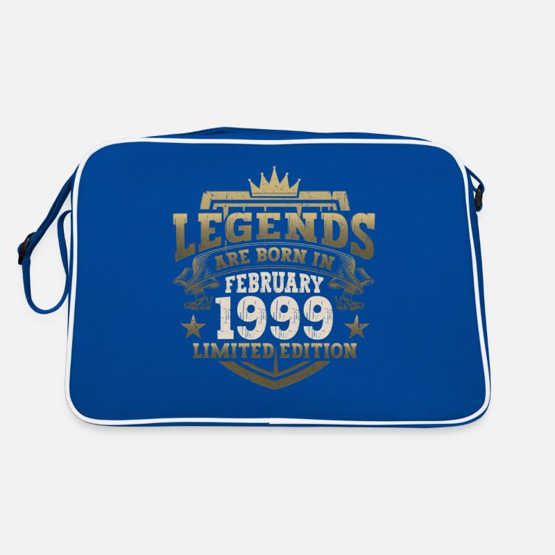 February born 1999 24th birthday gift man Retro Bag