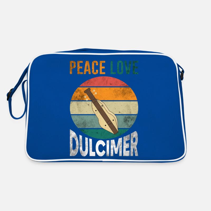 Dulcimer instrument string music Retro Bag