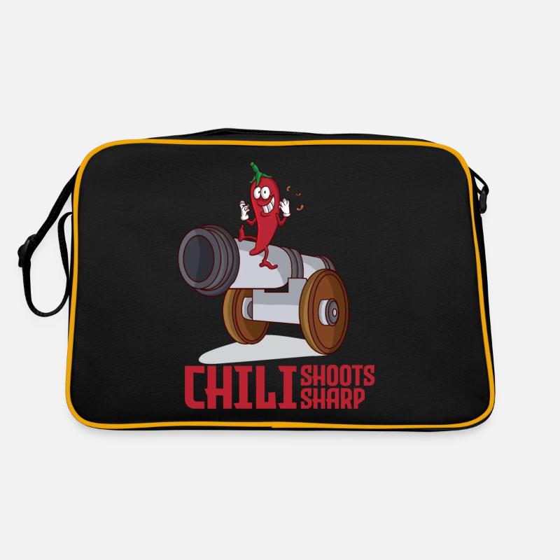 A funny chili pups and shoots hot Retro Bag