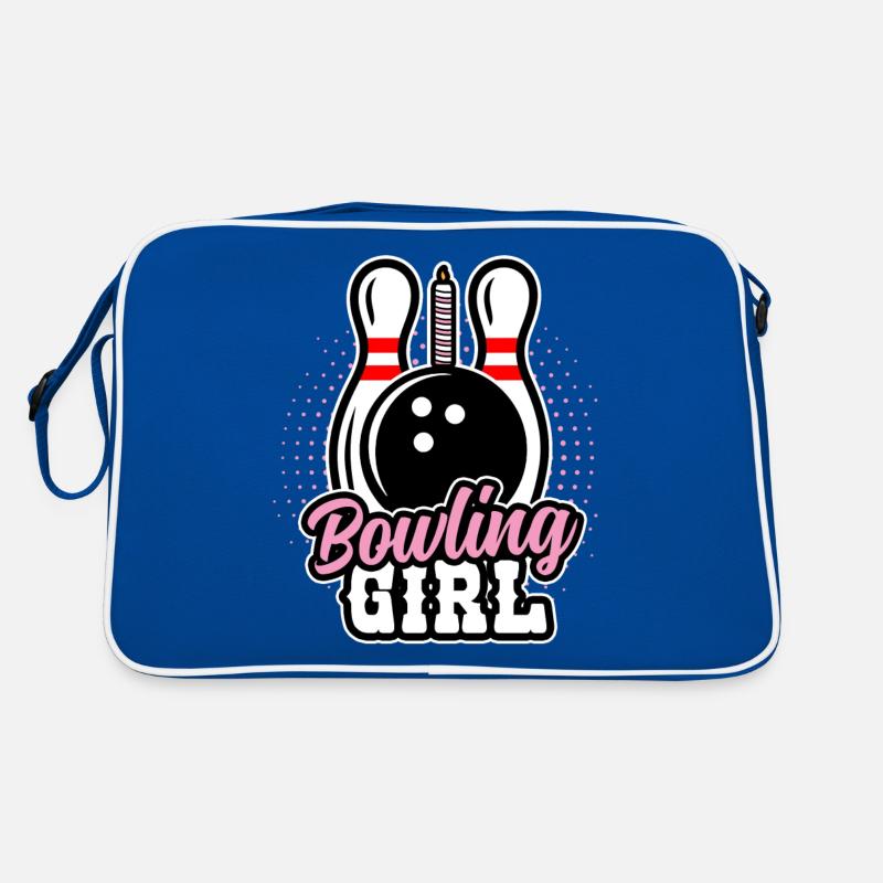 Bowling Mädchen Geburtstagsfeier Retro Tasche