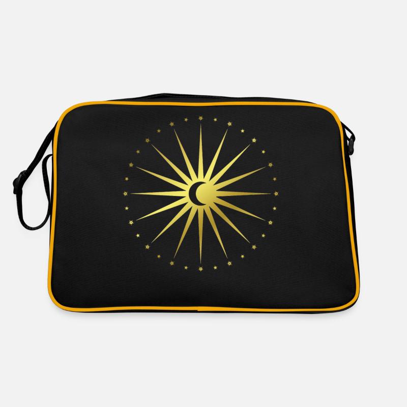 Étoiles - Lune - Constellation - Étoile - Graphisme Sac Retro