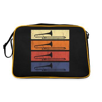 Musique de cuivres pour trompette - Sac Retro - noir/or - Dos