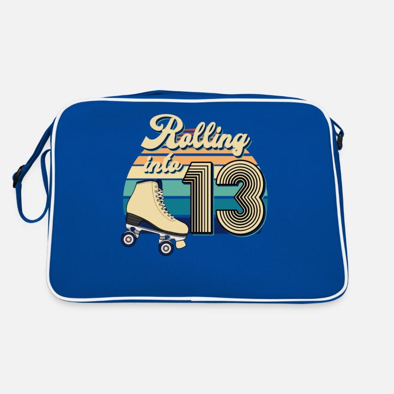 Rollerskating Geburtstag 13 Jahre Alt Retro Tasche