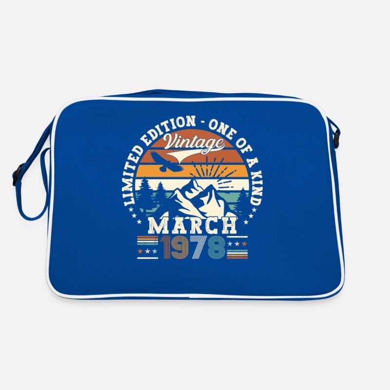 45e anniversaire Mann Original March Né en 1978 Sac Retro