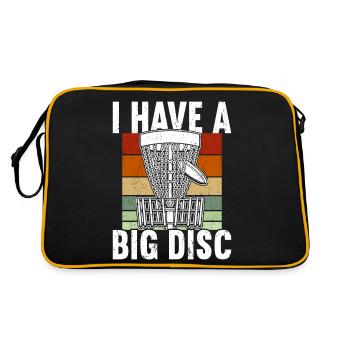 Disc Golf - Sac Retro - noir/or - Dos