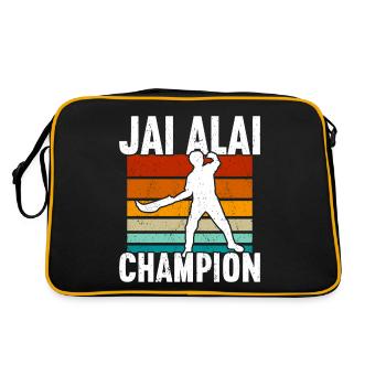 Jai Alai - Retro Bag - black/gold - Back