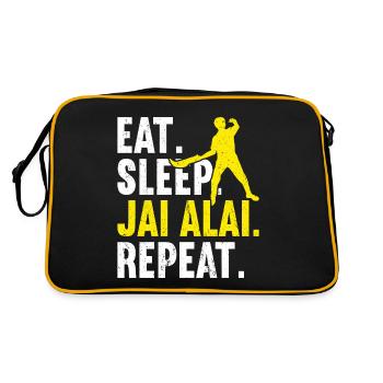 Jai Alai - Retro Bag - black/gold - Back