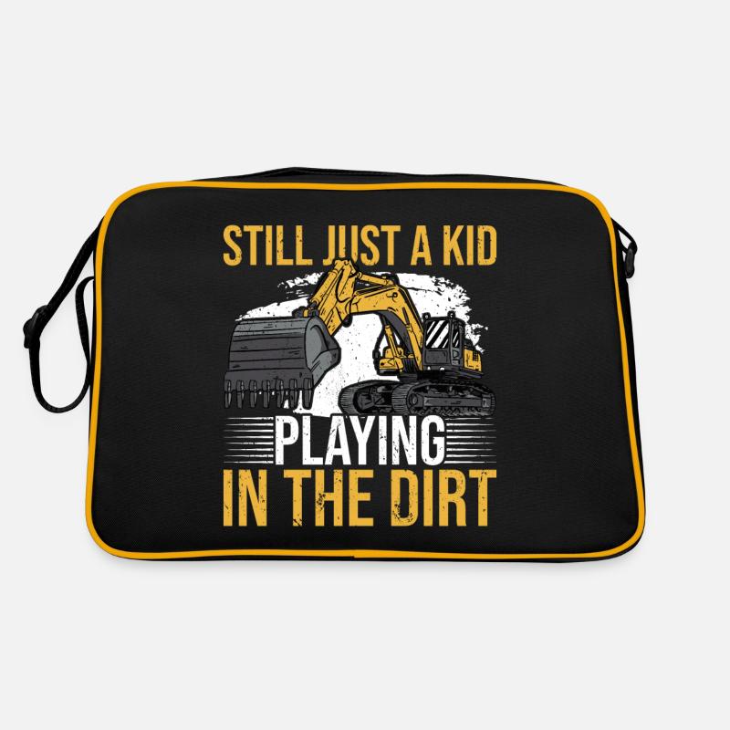Excavator Digger Retro Bag