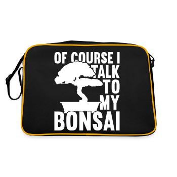 Bonsai Tree - Retro Bag - black/gold - Back